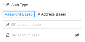 password based gateway auth