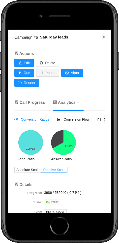 Mobile UI screenshot